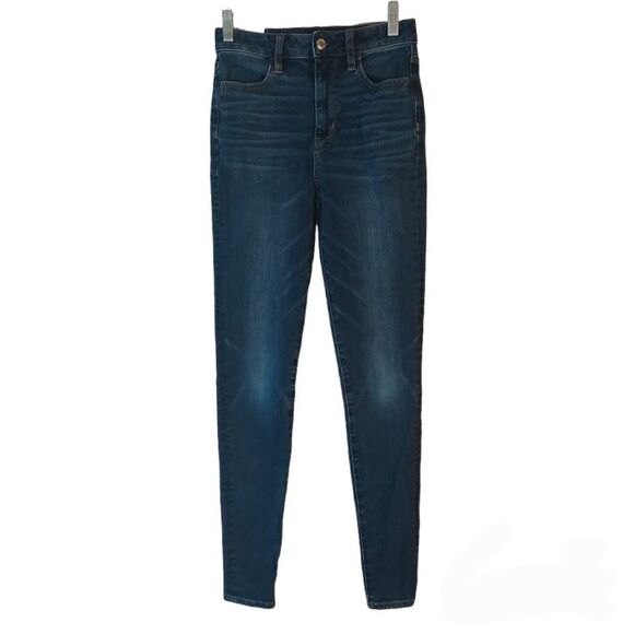 Womans American Eagle Super High Rise Jeggings 360° Ne(x)t Level Stretch - Picture 1 of 16